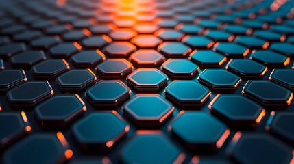 Obraz premium Abstract Hexagon Pattern