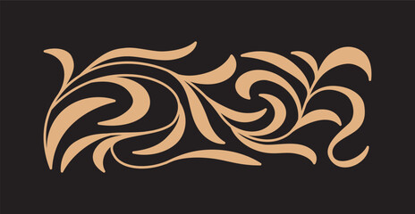 Vector set of logo design templates and graphic elements, organic cosmetic, floral illustration 