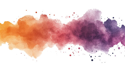 Obraz premium Colorful abstract watercolor splash with vibrant hues blending together