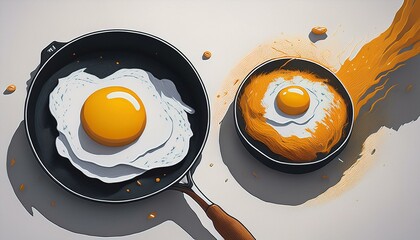 Fried eggs