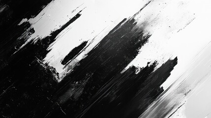 Black and White Abstract Art