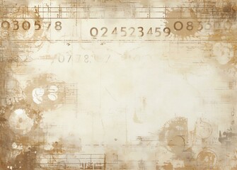 Obraz premium Beige and Gray Abstract Aged Distressed Paper Texture