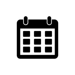 Calendar icon vector. Calender sign and symbol. Schedule icon symbol