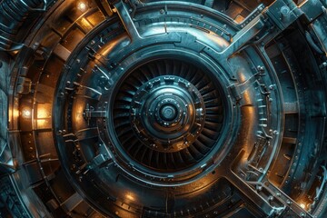 Fototapeta premium engine close up