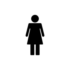 Female icon vector. woman sign and symbol