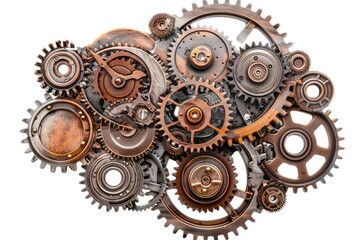 wheels isolated on white