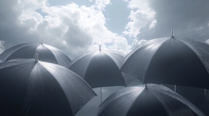 Umbrellas in the Sky