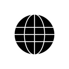 Web icon vector. go to web sign and symbol. web click icon. Global search icon