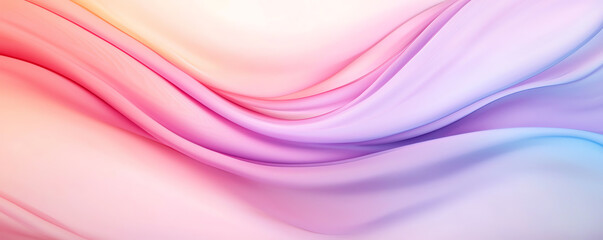 Fototapeta premium Colorful, abstract wave pattern, smooth flowing textures.