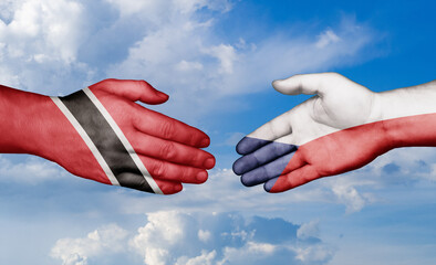 Czech Republic and Trinidad and Tobago country handshaking