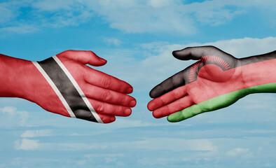 Malawi and Trinidad and Tobago country handshaking