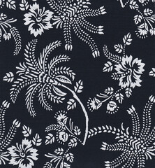 100% cotton s_j 160 gsm  floral AOP pattern fabric swatch