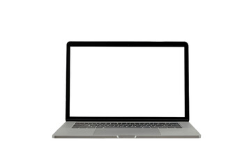 a laptop with screen cut out mock up