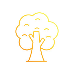 Autumn Tree vector icon