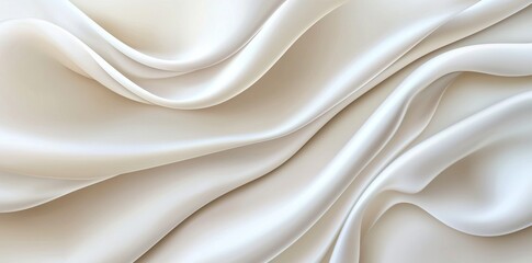 Obraz premium This is a silk blurry white background with a festive mood for a greeting card.