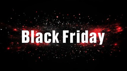Black Friday Sale Banner with Bold Text – Special Discount and Limited-Time Offers