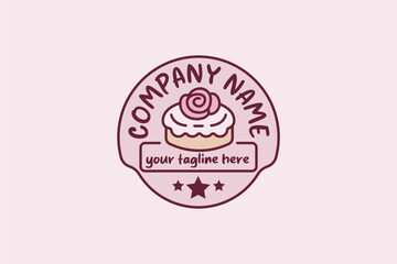 Cake logo design. 