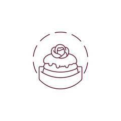 Cake logo design. 