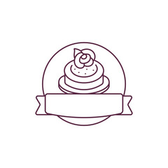 Cake logo design. 
