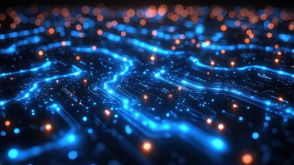 Obraz premium Abstract Digital Circuitry