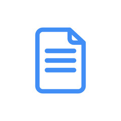 blue folder icon isolated on white