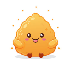 Obraz premium Fried Chicken Food Eat Meal Cuisine Animation Kawaii Character 