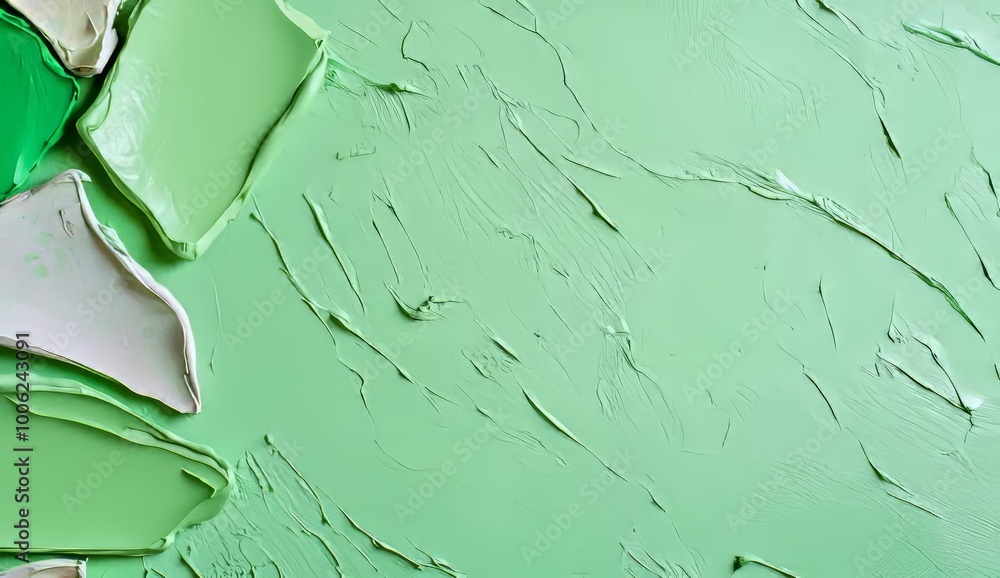 Poster grunge background with green abstract texture. empty copy space for text.
