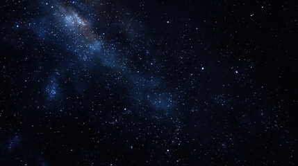 Fototapeta premium Starry night sky with countless stars