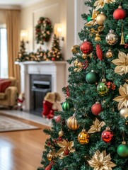 Christmas and New year background