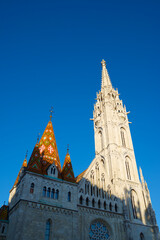 Matthias Church at Fisherman's Bastion, Budapest, Hungary.