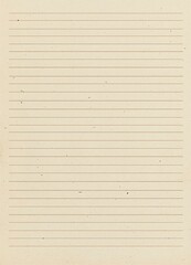 Blank Aged Paper with Lines