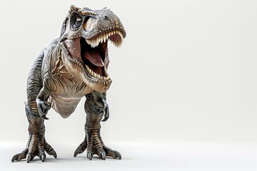 Fototapeta premium Trex dinosaur on white background