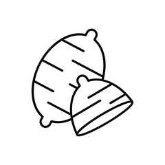 Sweet Potatoes vector icon