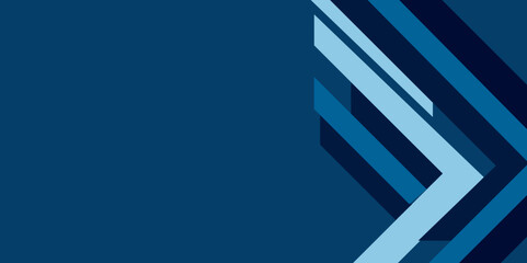 Simple blue corporate arrow background. flat blue gradation. Overlay blue gradient geometric shape graphic elements. Suit for poster, banner, flyer, brochure,cover, poster,wallpaper, design with space
