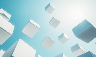 Fototapeta premium A motion graphic animation of architectural design for an office space