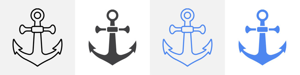 anchor icon vector set use for web © Muhtemel