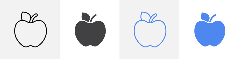 apple icon vector set use for web