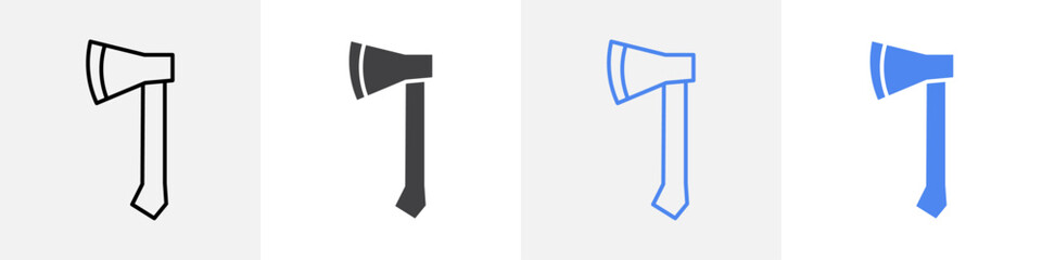 axe icon vector set use for web