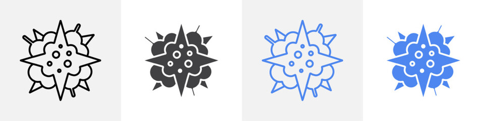 blast icon vector set use for web