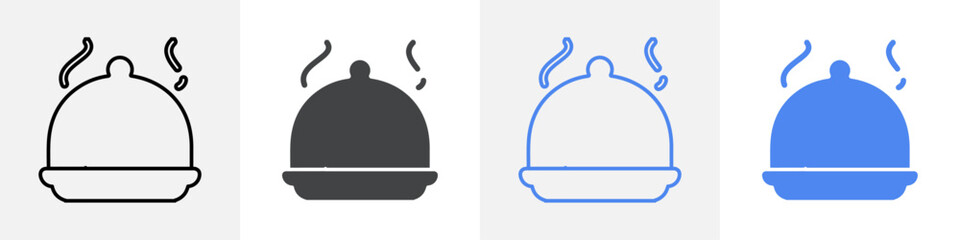 cloche icon vector set use for web