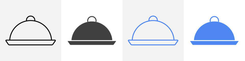 cloche icon vector set use for web