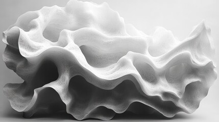 Obraz premium Abstract White Sculpture