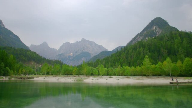 kranjska gora timelapse slovenia during day