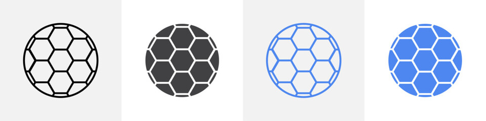 Fototapeta premium football icon vector set use for web
