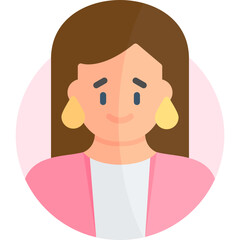 Actress Flat Icon