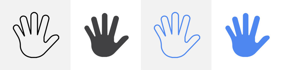 hand icon vector set use for web