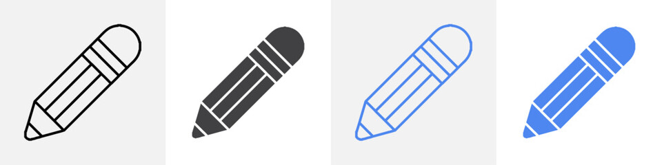 pencil icon vector set use for web