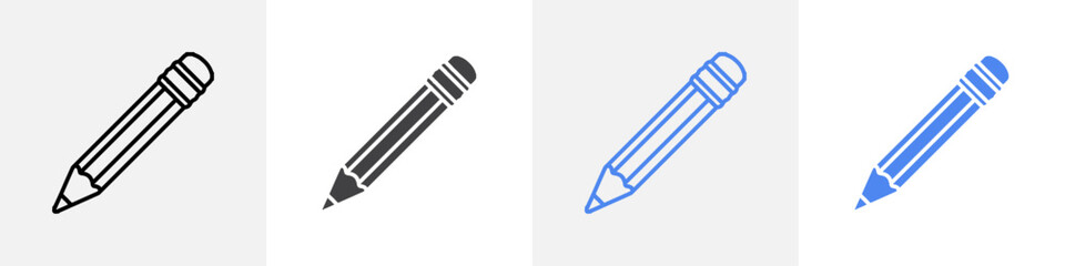 pencil icon vector set use for web
