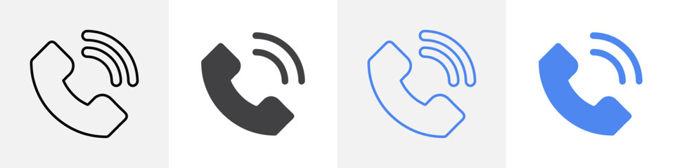 phone icon vector set use for web