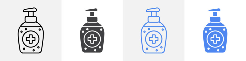 senitizer icon vector set use for web